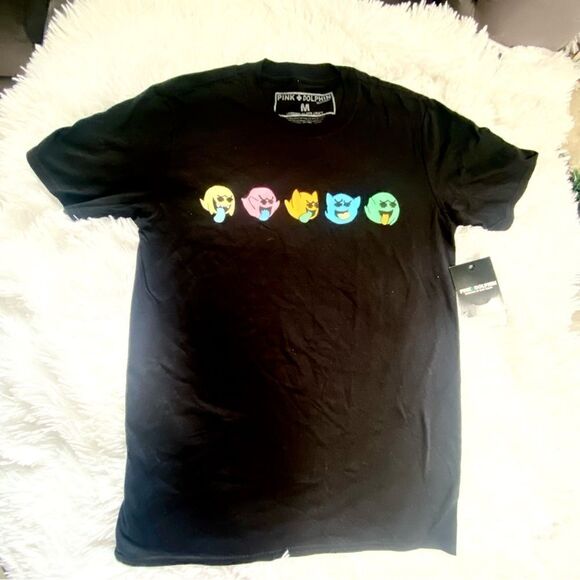 New Pink Dolphin Retro Ghosts Tee - Picture 1 of 12